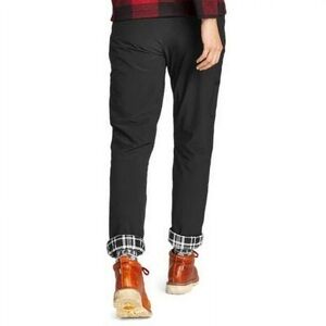 Eddie Bauer Fleece Lined Pants, Black, Size 8